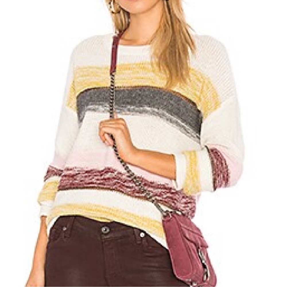 Rails Daphne Stripe Sweater Wool/ Cashmere blend